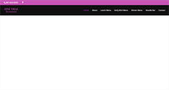Desktop Screenshot of onethairestaurant.com